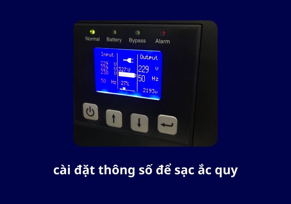 cài đặt thông số để sạc ắc quy (2)