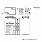 Ắc Quy Kín Khí (VRLA AGM) GLOBE 6V-5AH (20HR), WP5-6, F1