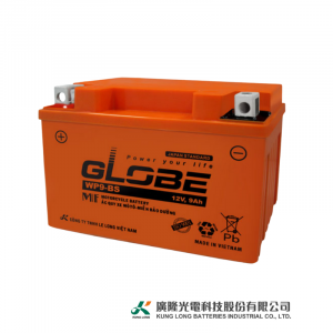 Ắc Quy Khởi Động Xe Mô Tô GLOBE 12V-9AH (10HR), WP9-BS