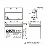 Ắc Quy Kín Khí (VRLA AGM) LONG 12V-36AH (20HR), U1-36NE, F8-M6