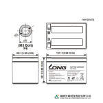 Ắc Quy Kín Khí (VRLA AGM) GLOBE 12V-15AH (20HR), WP15-12NSE, F6-M5