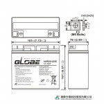 Ắc Quy Kín Khí (VRLA AGM) GLOBE 12V-20AH (20HR), WP20-12IE, F3-M5