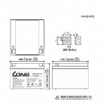 Ắc Quy Kín Khí (VRLA AGM) LONG 12V-26AH (20HR), WPL26-12, F3-M5