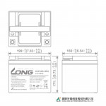 Ắc Quy Kín Khí (VRLA AGM) LONG 12V-45AH (20HR), WP45-12N, F8-M6