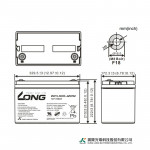 Ắc Quy Kín Khí (VRLA AGM) LONG 12V-100AH (10HR), WPL100-12RN, F18-M8