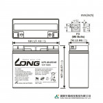 Ắc Quy Kín Khí (VRLA AGM) LONG 12V-18Ah (20HR), WPL18-12SHR, F3-M5