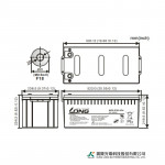 Ắc Quy Kín Khí (VRLA AGM) LONG 12V-230AH (10HR), WPL230-12N, F18-M8