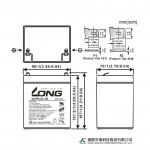 Ắc Quy Kín Khí (VRLA AGM) LONG 12V-5Ah (20HR), WPL5-12, F2