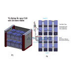 Tủ Đựng Ắc Quy C10 33Ah-40Ah, Battery Cabinet