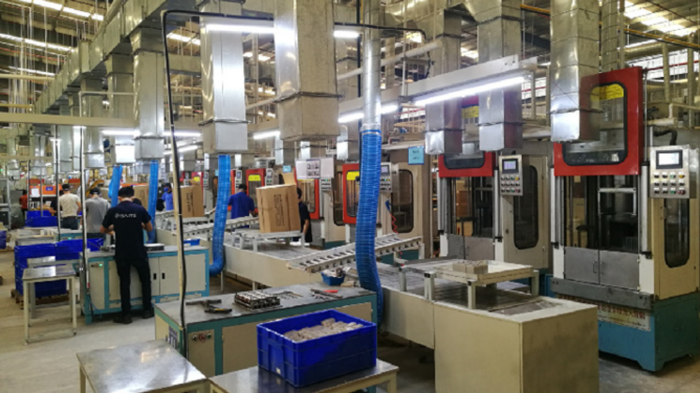 Khu vực lắp ráp pin