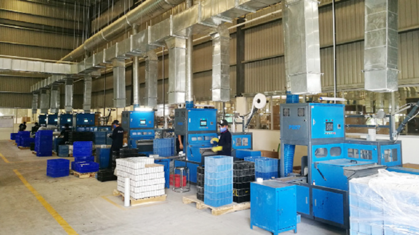 Khu vực xếp tấm