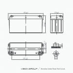 Ắc Quy Vision Xả Sâu 6FM150D-X