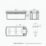 Ắc Quy Vision 6FM200SE-X 12V 200Ah