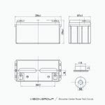 Ắc Quy Vision 6FM65E-X 12V 65Ah