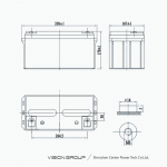 Ắc Quy Vision 6FM80-X 12V 80Ah